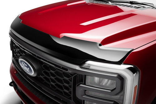 AVS 23-24 Ford F-250 (Ex. Tremor) Aeroskin Low Profile Hood Shield - Smoke - 322235 Photo - Primary