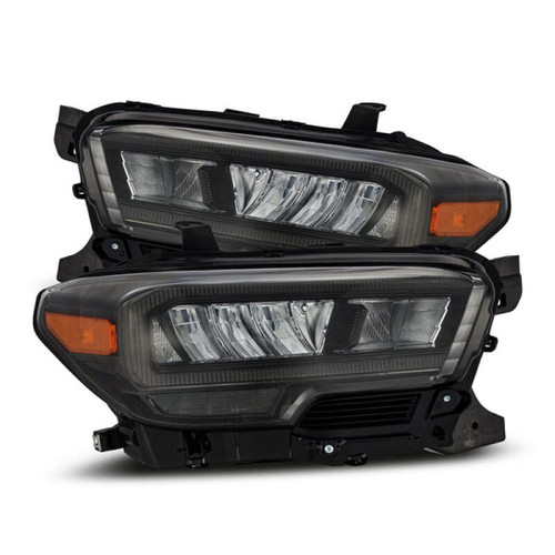 AlphaRex 16-23 Toyota Tacoma LUXX-Series LED Crystal Headlights - Alpha-Black - 880702 Photo - Primary