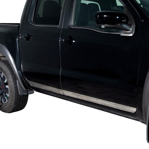 Putco 22-24 Nissan Frontier Crew Cab (3in Tall 4 Pcs) PRO Stainless Steel Rocker Panels - 3751502 Photo - lifestyle view