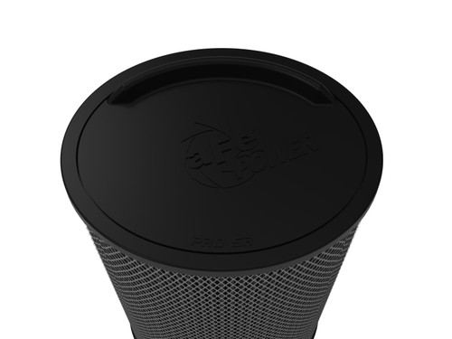 aFe POWER Magnum FLOW Blk Pro 5R Air Filter 6.75x5in Flange x 9.25x7.5 Base x 7.75x6 Top x 18 Height - 24-90202K Photo - Close Up