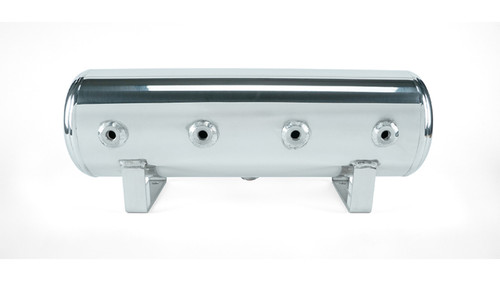 Air Lift 2.5 Gal. Polished Tank w/ Viair 444b Blk Compressor (Incl. Fittings & Mounting Hardware) - 27805 Photo - Close Up