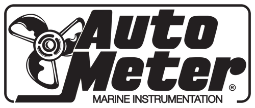 AutoMeter Marine Carbon Fiber 5in In-Dash Tachometer 0-8000 RPM - 200797-40 Logo Image