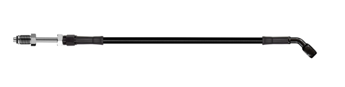 Goodridge 60in Universal Clutch Line w/Blk Fittings & Blk Hose - 45 Deg Banjo w/Straight 7/16 UNF - HD1045-1CB-BK60 Photo - Primary