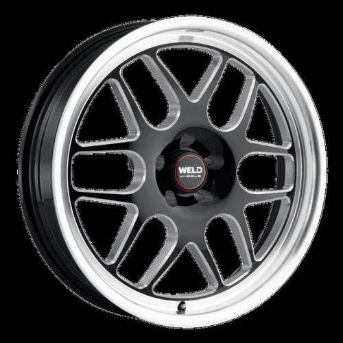 Weld Solana Drag 17x5 / 6x135 BP / ET-7 / 87.1mm Bore - Gloss Black MIL DIA Wheel - S1607C089P07 Photo - Primary