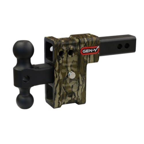 Gen-Y Mega Duty 2in Shank 5in Drop 2K TW 16K Hitch w/GH-051 Dual-Ball/GH-032 Pintle Lock - Mossy Oak - GH-523-MO User 1