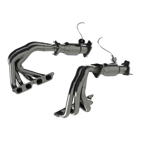 Kooks 22+ Chevrolet C8 Corvette Z06 LT6 1-7/8in. x 2in. SS Tri-Y Headers w/ GREEN Cats - 2181HY30 Photo - Unmounted