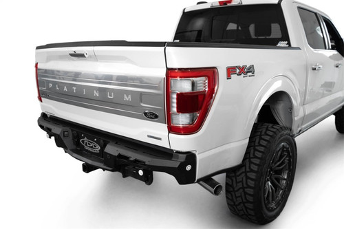Addictive Desert Designs 21-23 Ford F-150 (excl. Raptor) Black Label Rear Bumper - R19020NA0103 Photo - Mounted