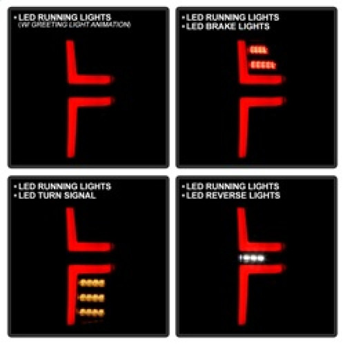 Spyder 21-23 Chevy Tahoe/Suburban (Halogen Only) LED Tail Lights - Blk (ALT-YD-CSUB21HAL-GR-BK) - 5088864 Technical Bulletin