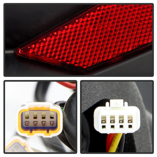 Spyder Apex 22-24 Honda Civic 5-Door LED Tail Lights - Black (ALT-YD-HC225DAP-SEQGR-BK) - 5089113 Photo - Unmounted