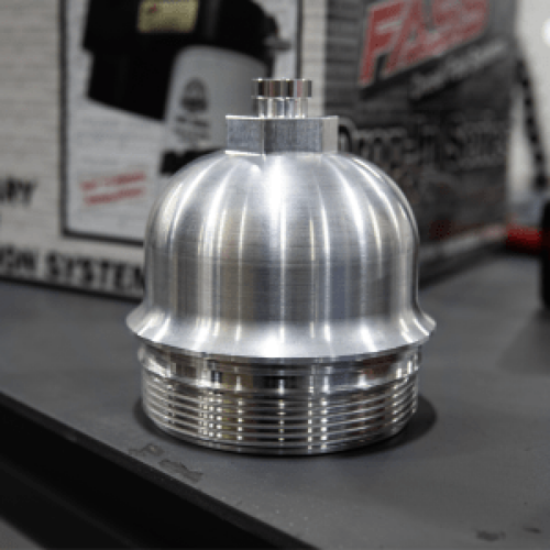 FASS Billet Fuel Filter Cap for 2017+ L5P Duramax - BFC1001K Photo - Primary