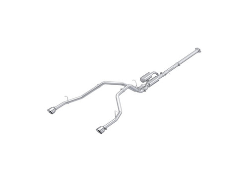 2025+ RAM 1500 3.0L Pro Series 3.0in Cat-Back Dual Rear Exit Exhaust - CF Tips - S51563CF Photo - Primary