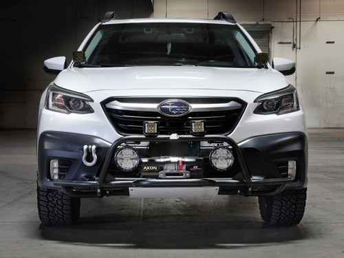 aFE 20-22 Subaru Outback Terra Guard Bumper w/ Winch Mount - 79-27016 Photo - Mounted