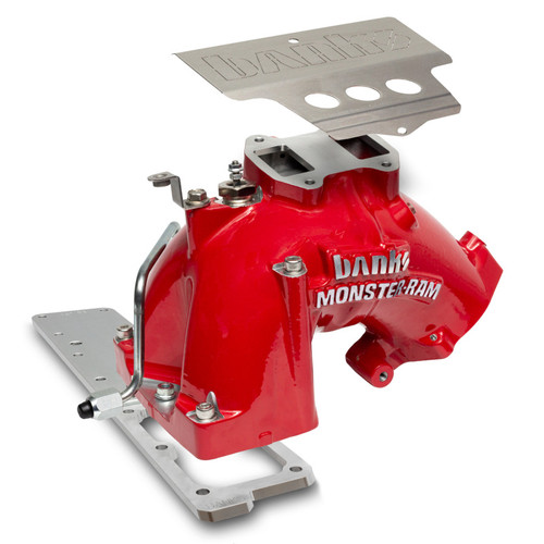 Banks Power 07.5-12 Ram Cab Chassis 6.7L Diesel Monster-Ram Intake System w/Fuel Line - Red - 42806-R Photo - Primary
