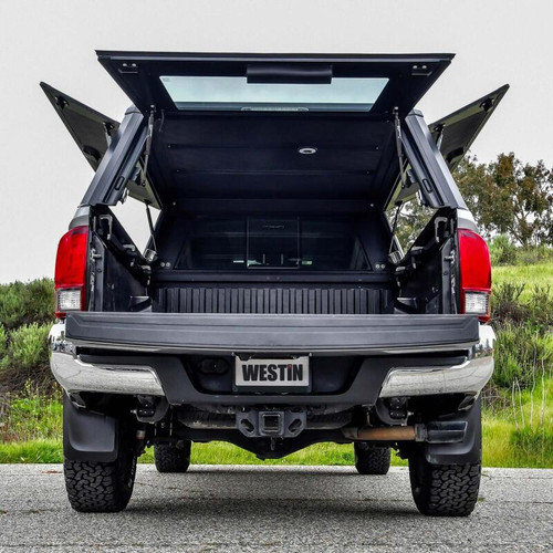 Westin EXP Truck Cap COMPLETE KIT A + B (16-23 Toyota Tacoma 6ft. Bed) - 16-14185 Photo - Mounted