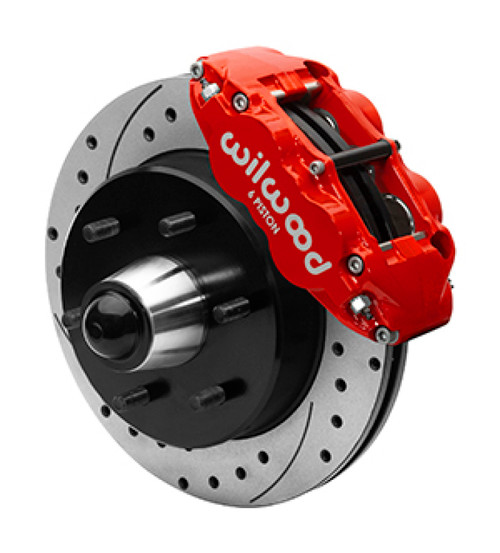 Wilwood Narrow Superlite 6R Big Brake Front Brake Kit 96-87 Chevy & GMC C10/C15 - Red - 140-15944-DR Photo - Primary
