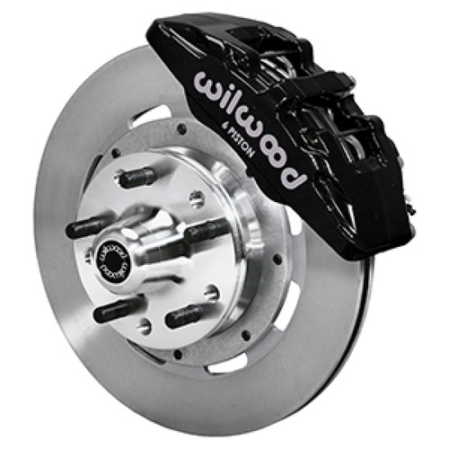 Wilwood 97-93 Mopar A/B/E/F/J Body Dynapro 12.19x0.81 Six Piston Front BBK - Black - 140-17321 Photo - Primary