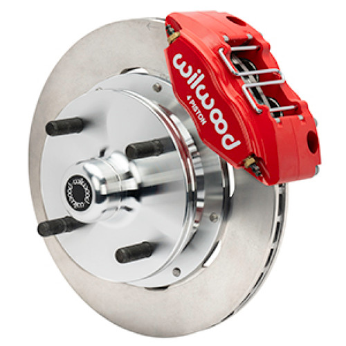 Wilwood 70-72 Porsche 914 Front Powerlite Brake Kit Plain Face - Red - 140-17473-R Photo - Primary