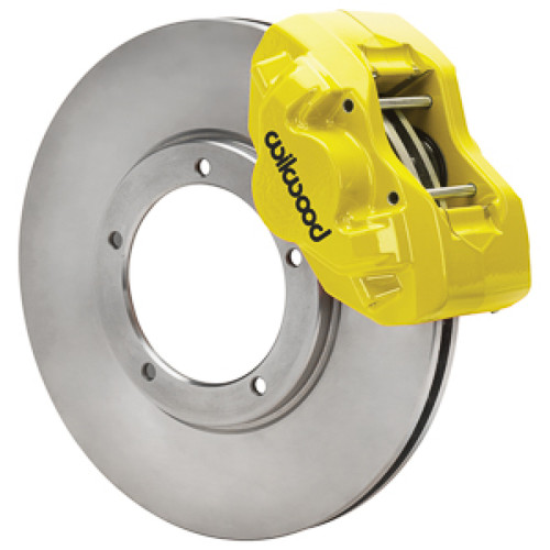 Wilwood 75-83 Porsche 911 D45 11.10in. Front Brake Kit w/ Flex Lines - Yellow - 140-17653-Y Photo - Primary