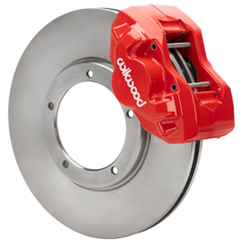 Wilwood 84-89 Porsche 911 D45 11.10in. Front Brake Kit w/ Flex Lines - Red - 140-17654-R Photo - Primary