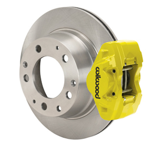 Wilwood 84-89 Porsche 911 D31 11.42in. Rear Brake Kit w/ Flex Lines - Yellow - 140-17656-Y Photo - Primary