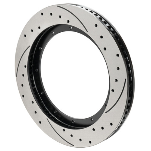 Wilwood 16x1.38 12x10.75 72 Stagg Vane SRP Drilled Performance Rotor - L/H - 160-16996-BK Photo - Primary