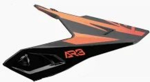 Answer AR3 Phantom Visor - Black/Red - 447096 User 1