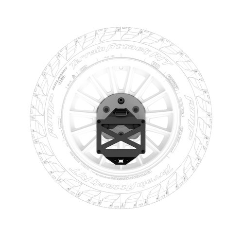 Body Armor 4x4 16-23 Toyota Tacoma/10-24 4Runner Pro Series II Tire Carrier W/ License Plate Holder - TY-2966 User 3