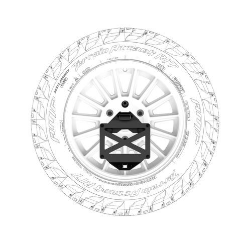 Body Armor 4x4 16-23 Toyota Tacoma/10-24 4Runner Pro Series II Tire Carrier W/ License Plate Holder - TY-2966 User 4