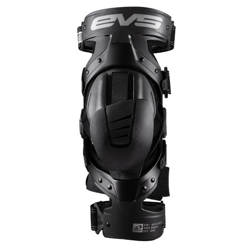 EVS Axis Sport Knee Brace Black/Black/Grey - Medium/Left - AXISS-BK/GY-ML User 1