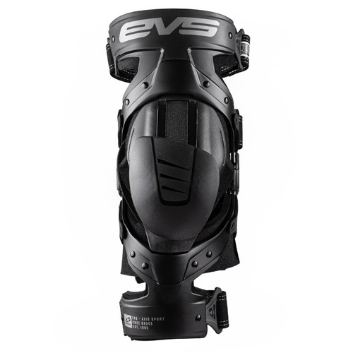 EVS Axis Sport Knee Brace Black/Black/Grey - Medium/Right - AXISS-BK/GY-MR User 1