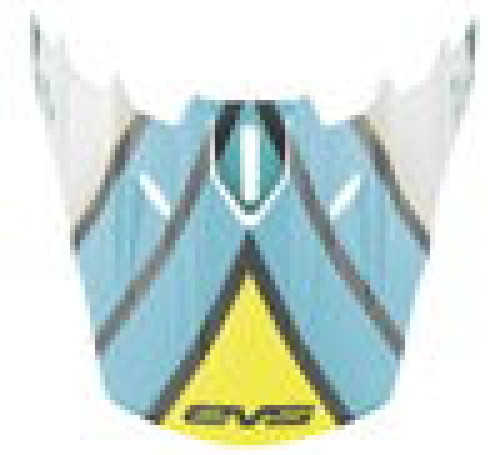 EVS T5 Cosmic Visor - Tiff Blue - HE18T5C-VSTFBU User 1