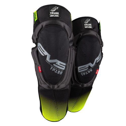 EVS TP199 Knee/Shin Guard Pair Black/Hi Viz - 2XL - TP199K-BKHV-XXL User 1