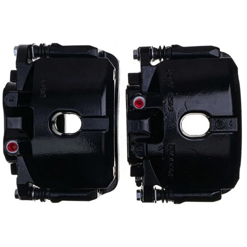 Power Stop 03-06 Cadillac Escalade Rear Black Caliper - Pair w/Bracket - S4940BLK Photo - out of package