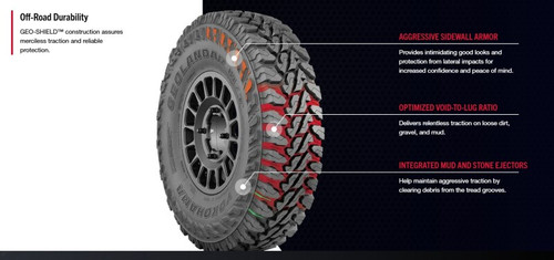 Yokohama Geolandar M/T G003 SXS Tire - 33X9.50R15 104Q - 110133378 User 1