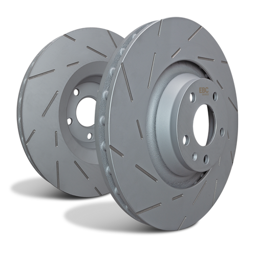 EBC 2020+ Genesis GV80 2.5T (w/2 Piston Front Caliper) Front USR Slotted Rotors - USR7895 User 1
