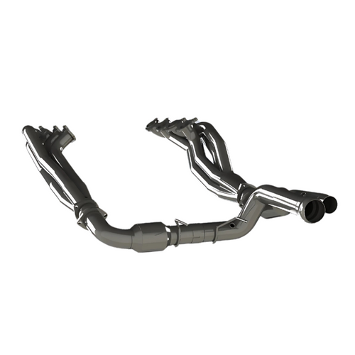 Kooks 22+ Ford F-150 Raptor R 5.2L 4V. 1-7/8in. Headers and GREEN Catted Connections - 1372H430 Photo - Primary