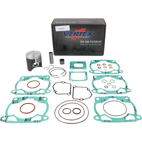 Vertex Pistons 2023 250 SX/2024 250 SX/23-24 250 XC/2024 250 XC-W/EC 250 Top End Piston Kit - VTK23630B-3 Photo - Close Up