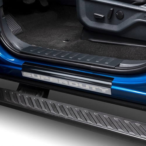 Putco 23-25 Ford F250/F350/F450/F550 Crew Cab Black Platinum Door Sills - 95148BPFD Photo - Primary