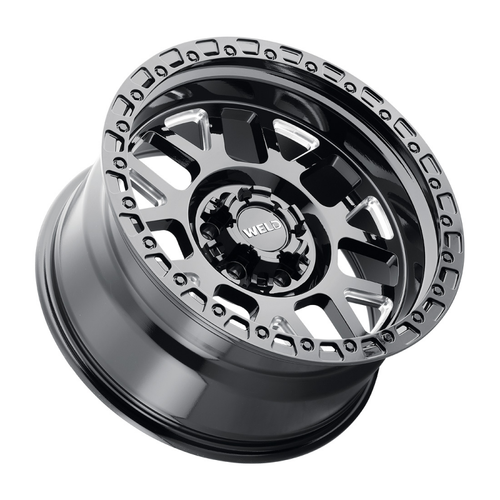 Weld Off-Road W105 20X10 Cinch 6X135 6X139.7 ET-18 BS4.75 Gloss Black MIL / Gloss Black 106.1 - W10500098476 Photo - Close Up
