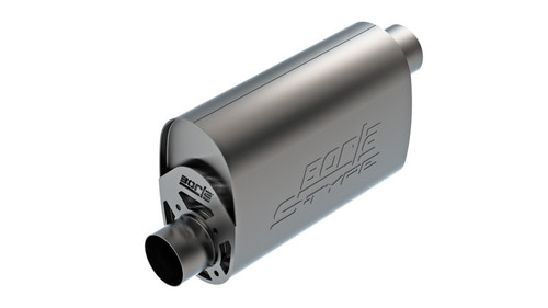 Borla CrateMuffler LS3 3in Offset In/Offset Out 14in x 4.35in x 9.10in Oval Muffler S-Type - 400959 Photo - Primary