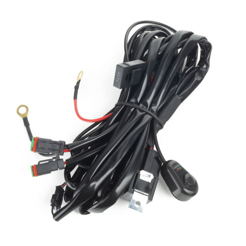 Oracle Dual Deutsch DTM 40A Relay Wiring Harness w/ Illuminated Switch - 5890-LTH Photo - Primary