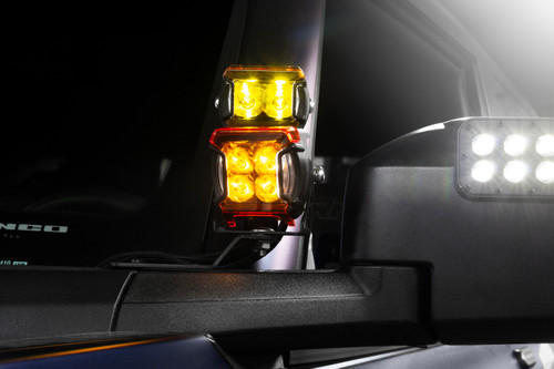 Oracle VEGA Series 2 Amber Lens Covers (Snap Fit) - 5921-2-AC Photo - lifestyle view