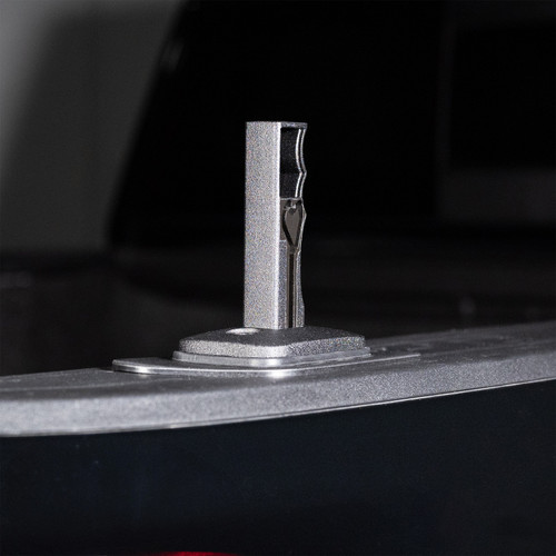 Putco 14-18 Chevrolet Silverado LD/GMC Sierra LD Push-Up Tie Handle (Passenger side rear) - Black - 99917B Photo - lifestyle view