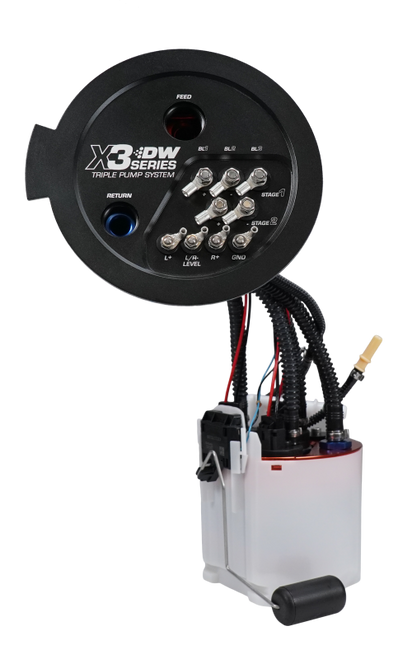 DeatschWerks 20-24 A90/91 Toyota Supra/G8X BMW M3/M4 Fuel Pump Module w/Triple DW420s - 9-423-7080 Photo - Primary