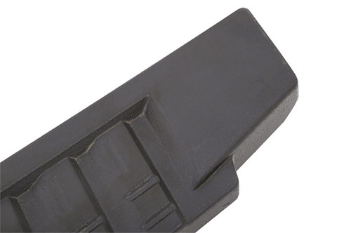 Deezee Universal Chevrolet/GMC/Dodge/Ford Full Size Truck Running Board ExtCab Section Molded Black - DZ16611 Photo - Unmounted