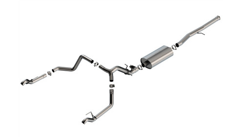 Borla 2024 Chevy Silverado 1500 6.2L V8 Touring Catback Exhaust (Use Fact Fascia Tips) - 140990 Photo - Primary