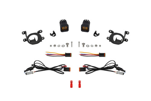 Diode Dynamics 23-24 Toyota GR Corolla SSC1 LED Fog Light Kit - Yellow SAE Fog - DD8290 Photo - Primary