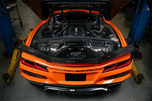 Corsa 23+ Chevy C8 Z06 Carbon Fiber Air Intake w/ DryTech Filter - 44012D Photo - Mounted