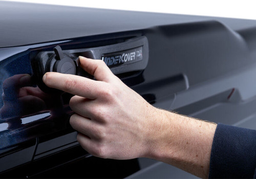 Undercover 2023+ Ford F-150 Crew Cab 5.7ft Elite LX Bed Cover - Avalanche Grey - UC2208L-DR Photo - Mounted