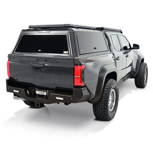 Westin 2024 Toyota Tacoma Pro-Series Rear Bumper - Textured Black - 58-422785 Photo - Primary